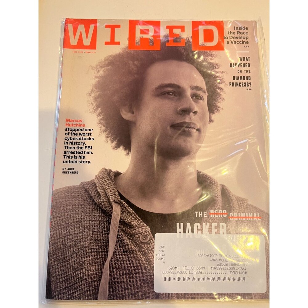 Wired June 2021 Hacker Marcus Hutchins Cybersecurity Issue